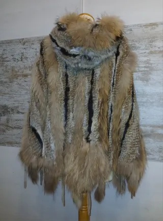 Capa/Poncho Piel Auténtica