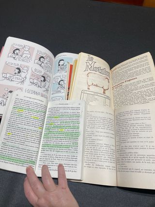 Libros en frances - conjunto 1 euro