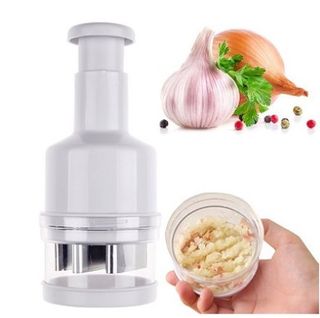Triturador de ajos manual