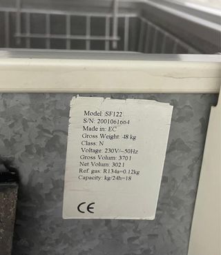 Congelador Horizontal Arcon Blanco 370L