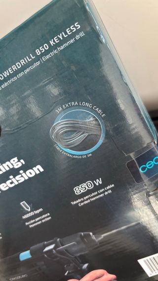 Taladro Cecotec 850W con maletín y brocas