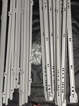 Rieles deslizantes para 6 cajones