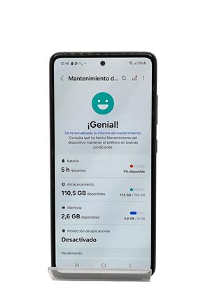 MÓVIL SAMSUNG GALAXY A52S 5G 128GB/6GB NEGRO + CAJA