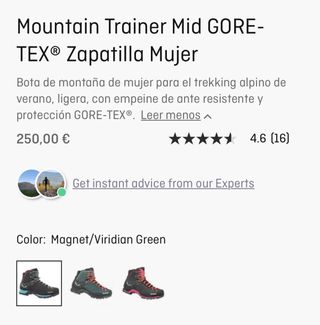 Botas Salewa Montaña Mujer Talla 39
