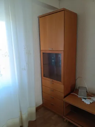 Conjunto Muebles Salón Madera Clara