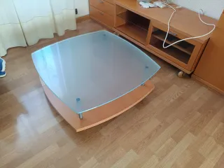 Conjunto Muebles Salón Madera Clara