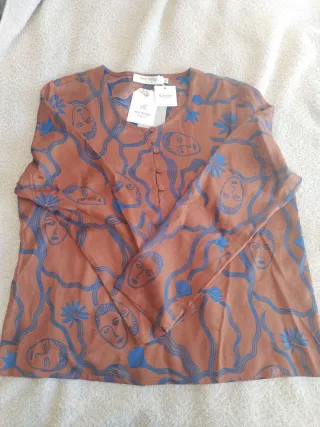 Blusa Nice Things Estampada Mujer Talla L