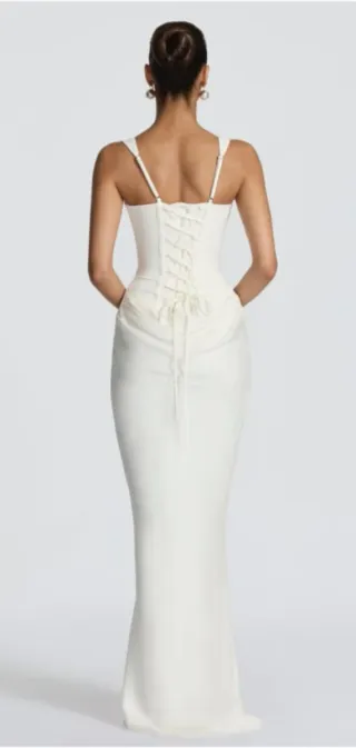 Vestido de Novia Blanco Largo