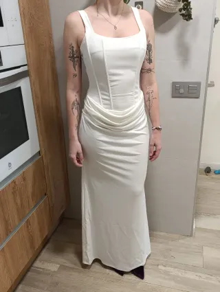 Vestido de Novia Blanco Largo