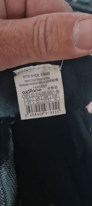 Zapatillas MTB Rockrider B'Twin Talla 47 Spinning