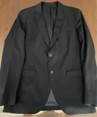 Americana Purificación García azul marino