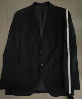 Americana Purificación García azul marino