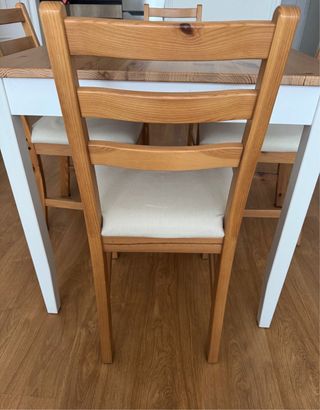 Comedor 4 puestos madera