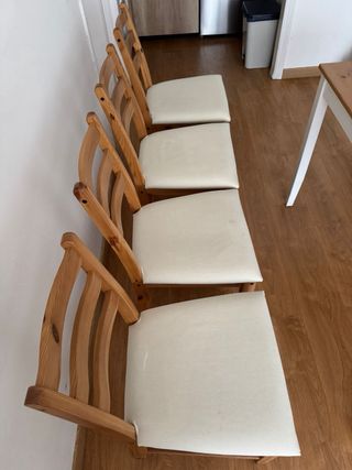 Comedor 4 puestos madera