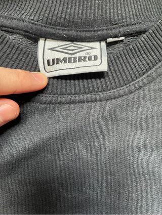 Sudadera Umbro Vintage 90s - Logo Bordado - Talla