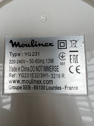 Yogurtera Moulinex Yogurteo 6 Vasos