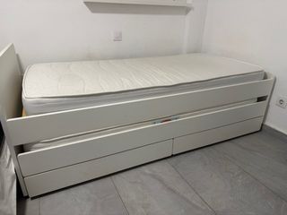 Cama nido blanca Ikea