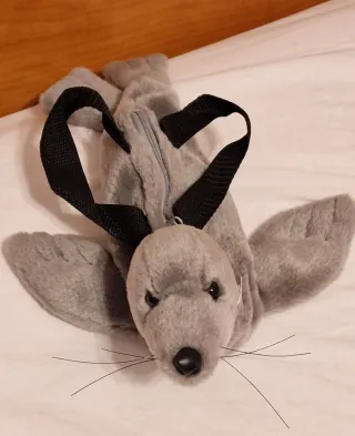 Mochila Peluche Foca Loro Parque 40cm