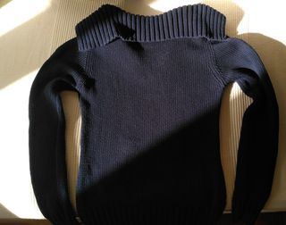 Jersey azul marino Massimo Dutti