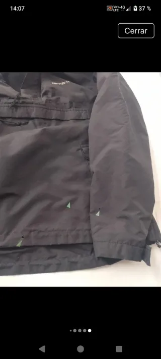 Chaqueta Carhartt Talla M Negra