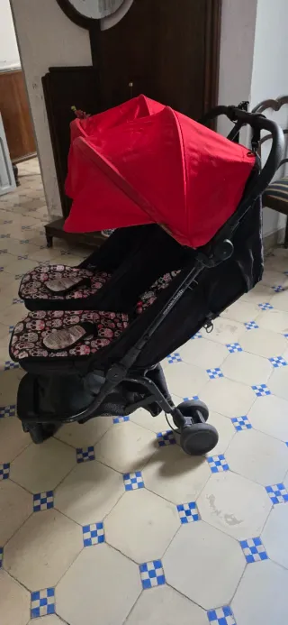 Sillita gemelar plegable