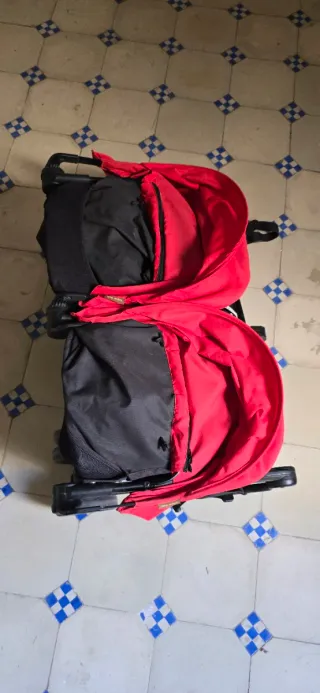 Sillita gemelar plegable