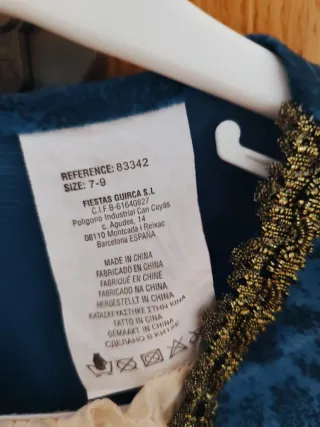 Disfraz niña corsaria con sombrero