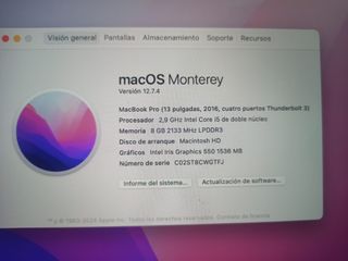 MacBook Pro 13 (2016) Gris