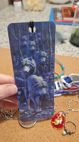 Marcapáginas, llaveros y bisutería — pequeño lote