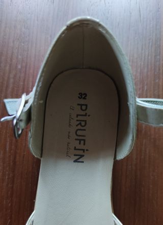 Merceditas Piel Niña Talla 32