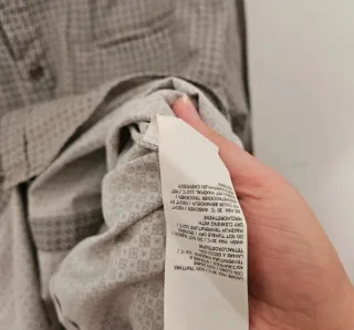 Camicia Imperial Uomo Cotone Fantasia Beige S