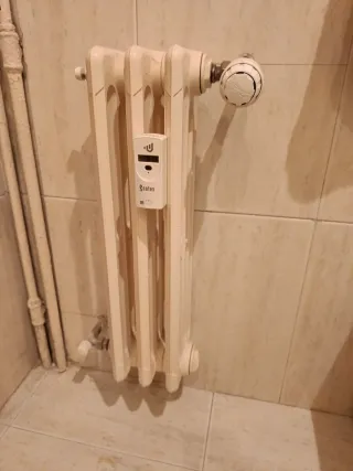 Radiadores de hierro  blancos