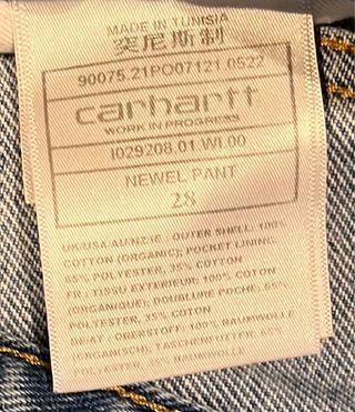 Pantalón Carhartt Azul
