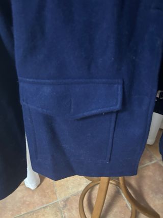 Chaqueta de paño azul