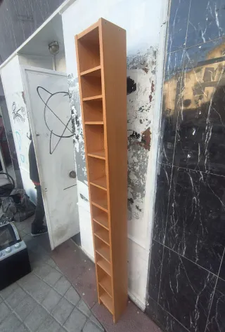 Estantería guardadiscos de madera