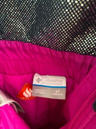Conjunto ski niña Columbia 4-5 años