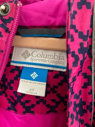 Conjunto ski niña Columbia 4-5 años