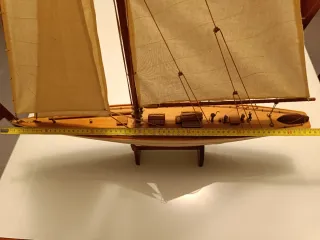 Maqueta velero madera