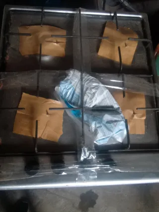 Cocina acero inoxidable 4 hornillos