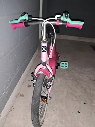 Bicicleta infantil rosa Btwin