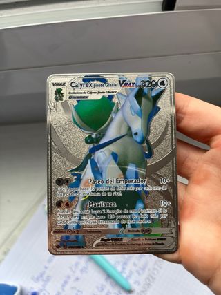 Carta Pokémon Calyrex Jinete Glacial VMAX