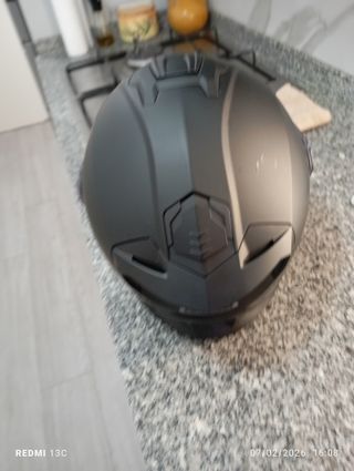 Casco Moto Abatible Negro