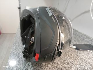 Casco Moto Abatible Negro