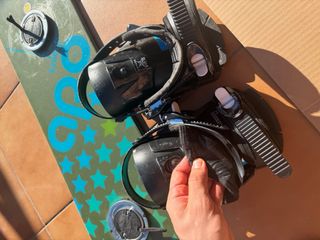 Snowboard 147cm con fijaciones