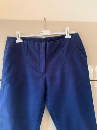 Pantaloni Zara Donna Tg L Blu