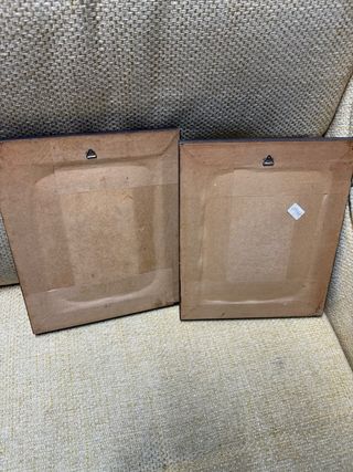 Conjunto de 2 Quadros de Flores Medidas 23X28cm