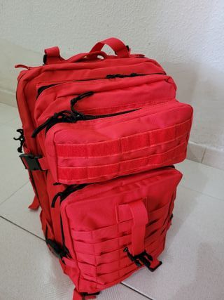 Mochila Táctica Militar Roja _