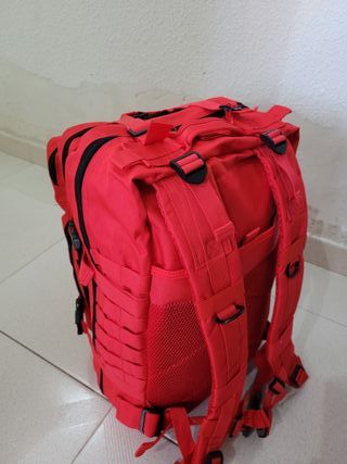 Mochila Táctica Militar Roja _