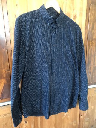 Camisa Antony Morato azul y gris