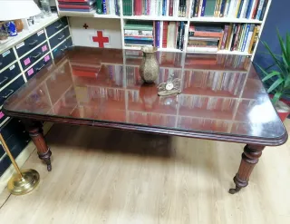 Mesa antigua CAOBA AUTÉNTICA